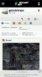 Mobile Screenshot of gatodetrapo.deviantart.com