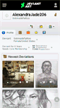 Mobile Screenshot of alexandrajade206.deviantart.com