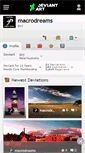 Mobile Screenshot of macrodreams.deviantart.com