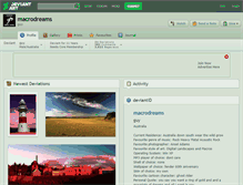 Tablet Screenshot of macrodreams.deviantart.com