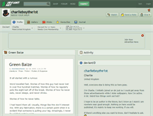 Tablet Screenshot of charlieboythe1st.deviantart.com