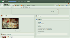 Desktop Screenshot of kosmas.deviantart.com