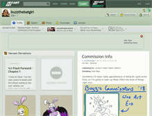 Tablet Screenshot of buzzthebatgirl.deviantart.com