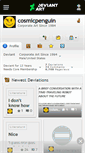 Mobile Screenshot of cosmicpenguin.deviantart.com