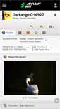 Mobile Screenshot of darkangel016927.deviantart.com