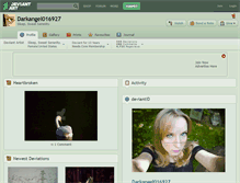 Tablet Screenshot of darkangel016927.deviantart.com