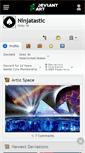 Mobile Screenshot of ninjatastic.deviantart.com