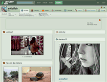 Tablet Screenshot of antiaffair.deviantart.com