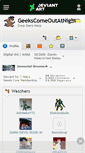 Mobile Screenshot of geekscomeoutatnight.deviantart.com