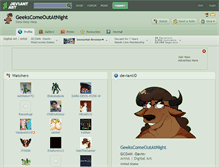 Tablet Screenshot of geekscomeoutatnight.deviantart.com