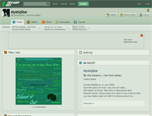 Tablet Screenshot of mystiqstar.deviantart.com