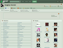 Tablet Screenshot of meaghan-monster.deviantart.com