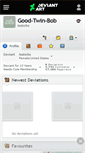 Mobile Screenshot of good-twin-bob.deviantart.com