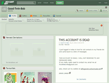Tablet Screenshot of good-twin-bob.deviantart.com
