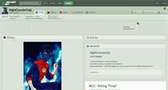 Desktop Screenshot of nightcrawlerclub.deviantart.com