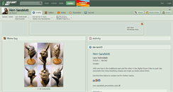 Desktop Screenshot of herr-sandslott.deviantart.com