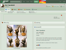 Tablet Screenshot of herr-sandslott.deviantart.com