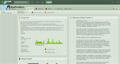 Desktop Screenshot of bluefrontier.deviantart.com