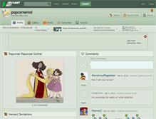Tablet Screenshot of popcornered.deviantart.com