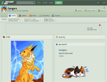 Tablet Screenshot of gangaro.deviantart.com