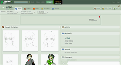 Desktop Screenshot of ecilam.deviantart.com