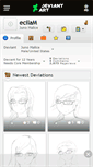 Mobile Screenshot of ecilam.deviantart.com
