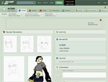 Tablet Screenshot of ecilam.deviantart.com