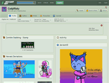 Tablet Screenshot of codyriolu.deviantart.com