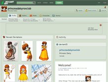 Tablet Screenshot of princessdaisyroxclub.deviantart.com