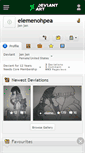 Mobile Screenshot of elemenohpea.deviantart.com