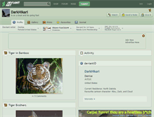 Tablet Screenshot of darkhikari.deviantart.com