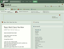Tablet Screenshot of kenetic-8.deviantart.com