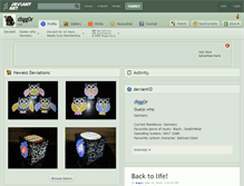 Tablet Screenshot of digg0r.deviantart.com