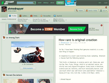 Tablet Screenshot of ahmednayyer.deviantart.com
