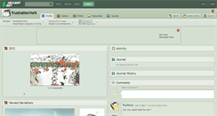 Desktop Screenshot of frustrationyork.deviantart.com