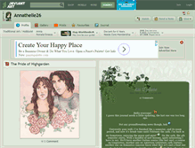Tablet Screenshot of annathelle26.deviantart.com