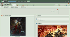 Desktop Screenshot of deathgaze27.deviantart.com