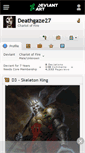 Mobile Screenshot of deathgaze27.deviantart.com