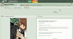 Desktop Screenshot of heart-of-a-demon.deviantart.com