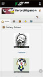 Mobile Screenshot of kerorohispano.deviantart.com