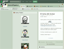 Tablet Screenshot of kerorohispano.deviantart.com