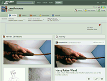 Tablet Screenshot of cornishmouse.deviantart.com