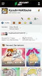 Mobile Screenshot of kyuubi-nokitsune.deviantart.com