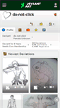 Mobile Screenshot of do-not-click.deviantart.com
