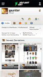 Mobile Screenshot of gauntler.deviantart.com
