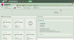 Desktop Screenshot of crystalwell.deviantart.com