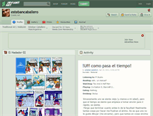 Tablet Screenshot of estebancaballero.deviantart.com