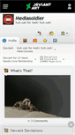 Mobile Screenshot of mediasoldier.deviantart.com
