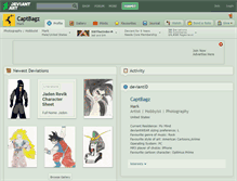Tablet Screenshot of captbagz.deviantart.com