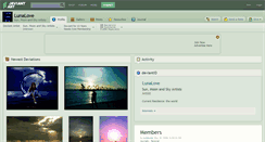 Desktop Screenshot of lunalove.deviantart.com